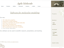 Tablet Screenshot of biomolecular-modeling.com